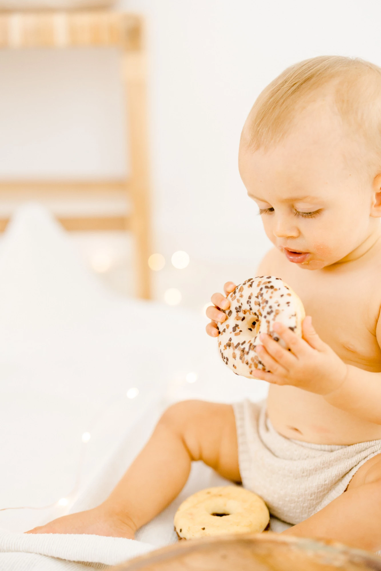 enfant nourriture beige rose marron